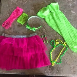 Girls Halloween 80’s Costume